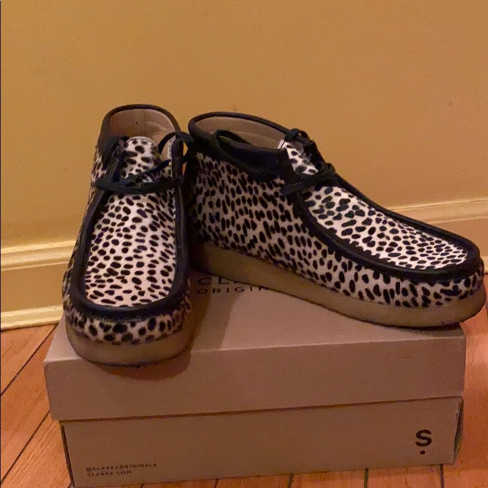 Clarks Wallabee Boot Cheetah Print